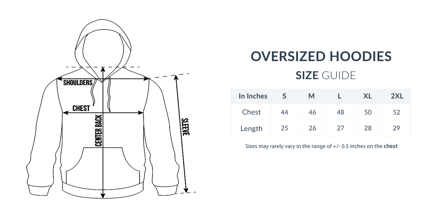 Unisex Oversized Hoodie - PEACE OUT !