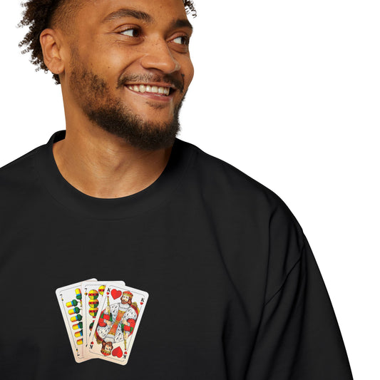 JOKER Mens Heavy Oversized T- shirt - 7even Merch