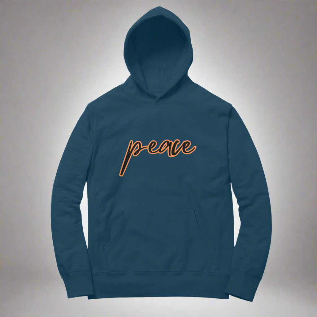 Unisex Oversized Hoodie - PEACE OUT !