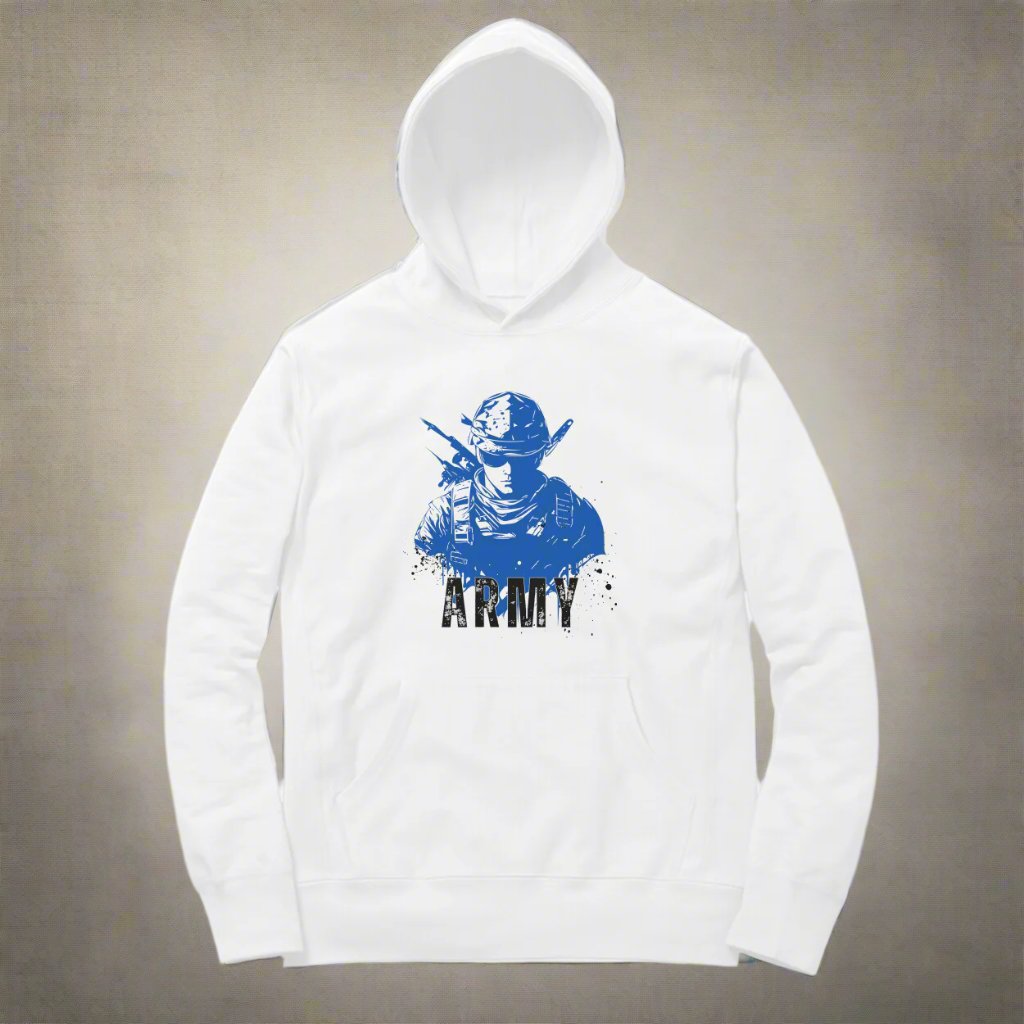 ARMY Print Oversized Hoodie - 7even Merch