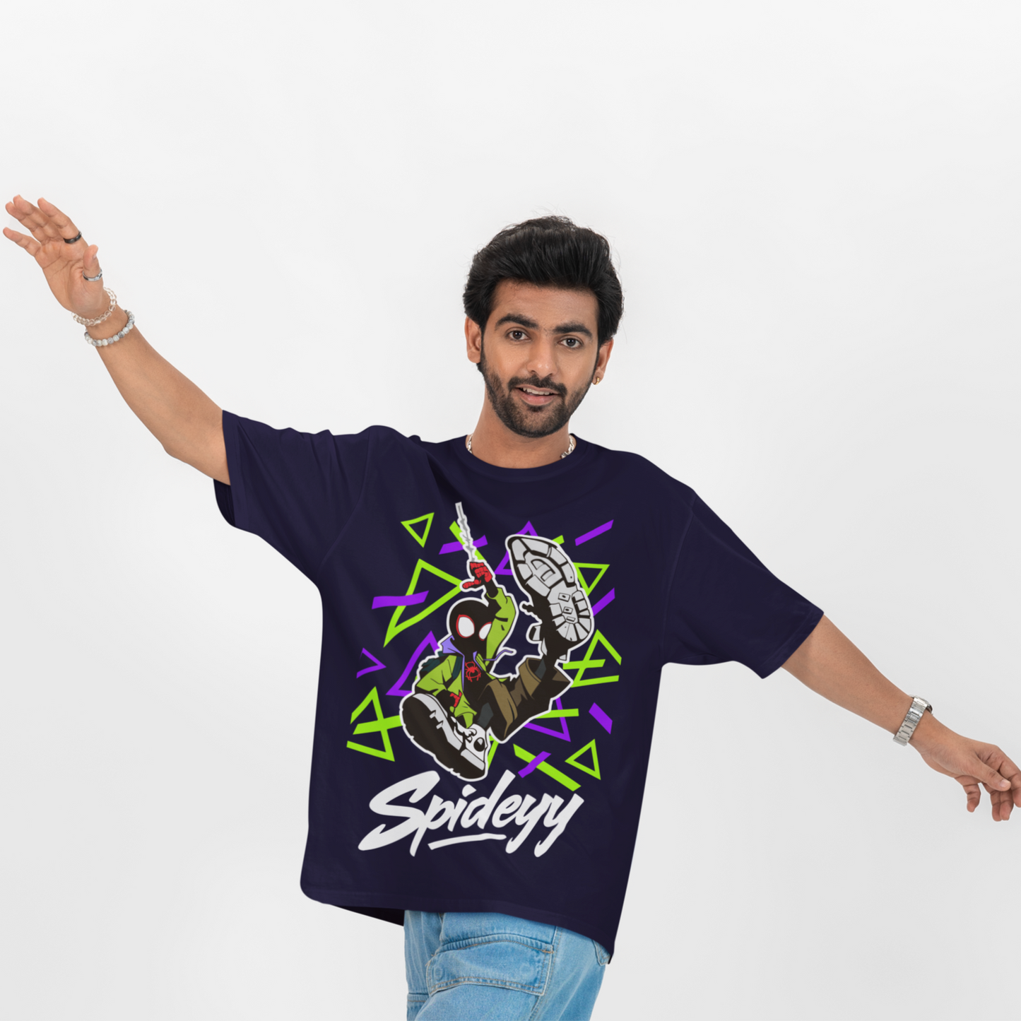 Swing into Style with Our Oversized Spider-Man T-Shirt!