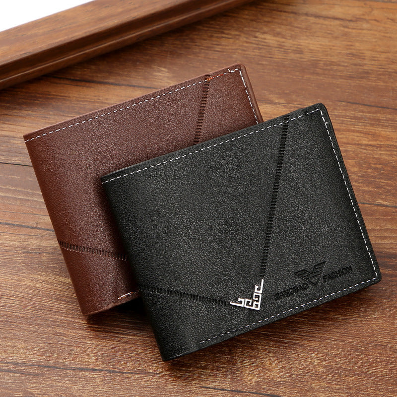 Stylish Wallet For Men Lychee Pattern