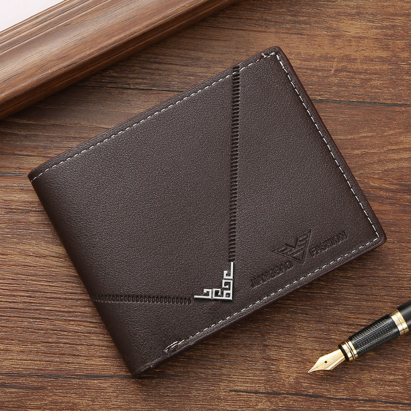 Stylish Wallet For Men Lychee Pattern