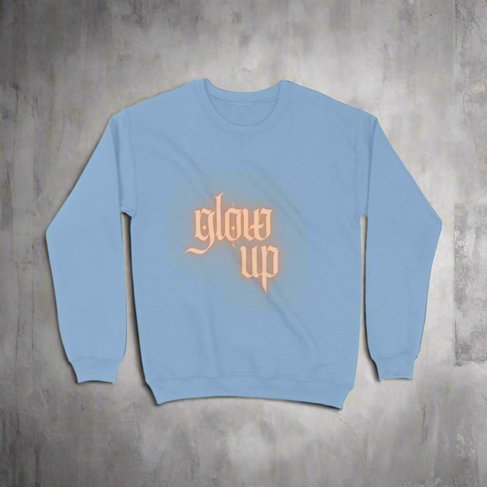 Glow Up Positive Sweatshirt for Men - 7even Merch 