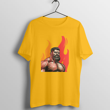Angry Fire T-shirt for Men - 7even Merch 