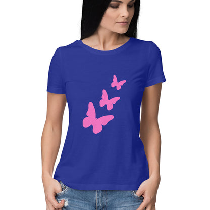 Butterfly Half T-shirt for Women/Girls - 7even Merch 