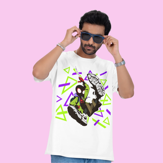 Swing into Style with Our Oversized Spider-Man T-Shirt!