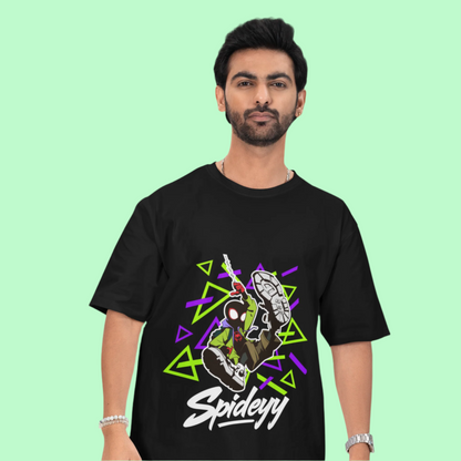 Swing into Style with Our Oversized Spider-Man T-Shirt!
