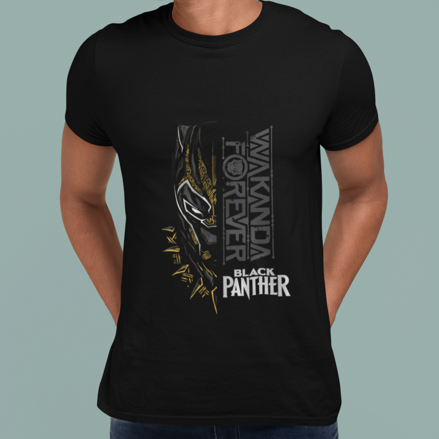 MARVEL'S Black Panther Crew T-Shirt